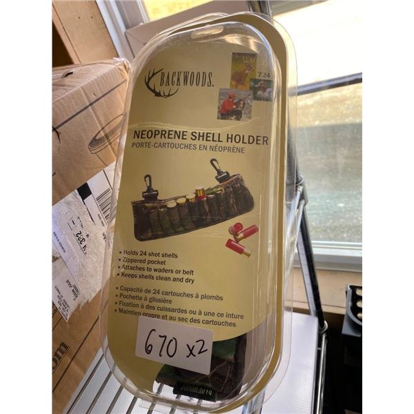 2 SHOTGUN SHELL HOLDERS