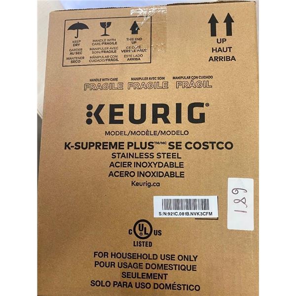 KEURIG SUPREME COFFEE MACHINE