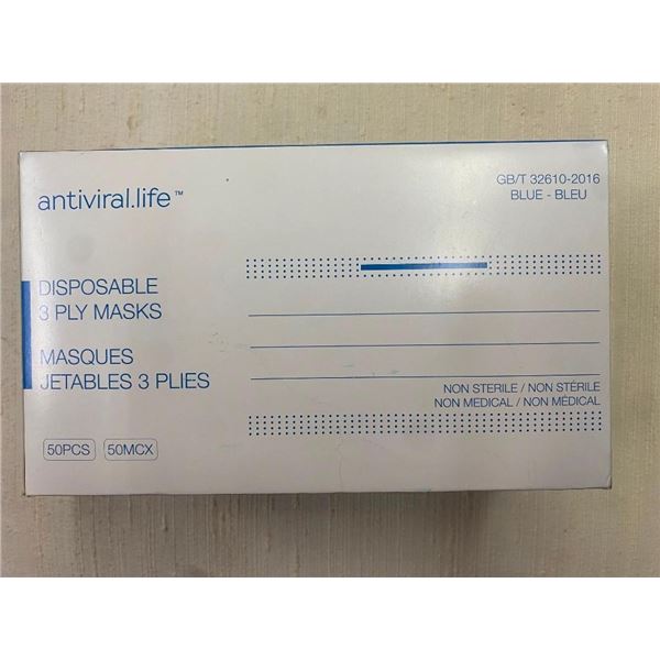 50 DISPOSABLE MASKS