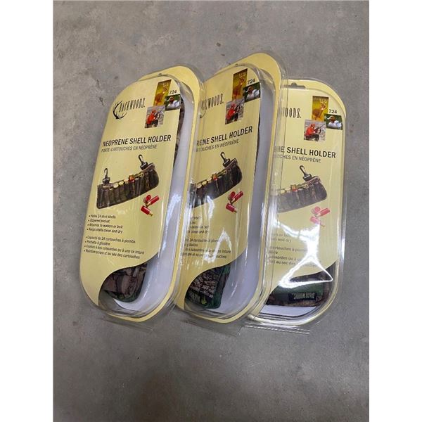 3 SHOTGUN SHELL HOLDERS