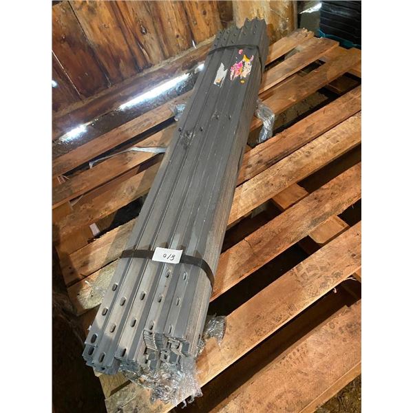 APPROX. 100 OF 48 INCH PIECES OF ANGLED STEEL