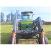 Image 16 : John Deere 4240 w/ Cab, Quad Shift, 3PH, 540 PTO, 18.4-38, Allied 590 w/ Bale Forks