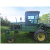 Image 11 : John Deere 2420 Swather, Gas, 25 Ft Header w/ Pickup Reel, Cab, A/C, Hydrostatic, 2209 Hrs