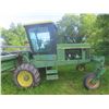 Image 2 : John Deere 2420 Swather, Gas, 25 Ft Header w/ Pickup Reel, Cab, A/C, Hydrostatic, 2209 Hrs