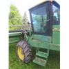 Image 6 : John Deere 2420 Swather, Gas, 25 Ft Header w/ Pickup Reel, Cab, A/C, Hydrostatic, 2209 Hrs