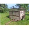 Image 2 : Bumper Hitch Tandem Homemade Stock Trailer, 11 Ft x 6 Ft, Needs Floor