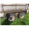 Image 3 : Bumper Hitch Tandem Homemade Stock Trailer, 11 Ft x 6 Ft, Needs Floor