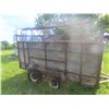 Image 5 : Bumper Hitch Tandem Homemade Stock Trailer, 11 Ft x 6 Ft, Needs Floor