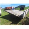 Image 5 : Bumper Hitch Homemade Flat Deck Trailer, 9 Ft x 78" W, 13" Tires