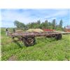 Image 9 : AM Hay Trailer w/ Steel Rack, 25 Ft, 11 Bale, 920 Tires, Auto Steer
