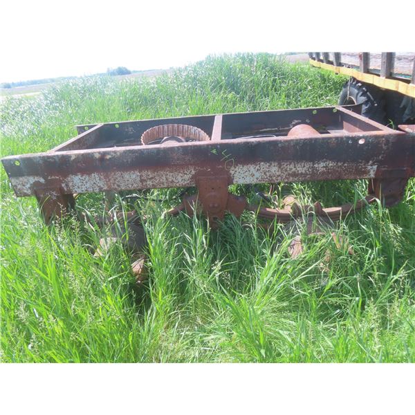 Unfinished Project: 104" Tandem Converter, No Tires, C/w Hubs, Chassis