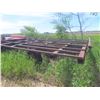 Image 2 : 11-14 Bale Hay Trailer, 27 Ft, Steel Frame, Needs Hub and Bearings