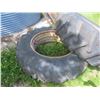 Image 2 : 2 x 18.4-38 Tires w/ Rims and Spacers
