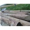 Image 5 : 54 Treated Sharpened Corral Posts, 5-8" x 8 Ft Long