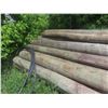 Image 4 : 40 Treated and Sharpened Corral Posts, 8 Ft