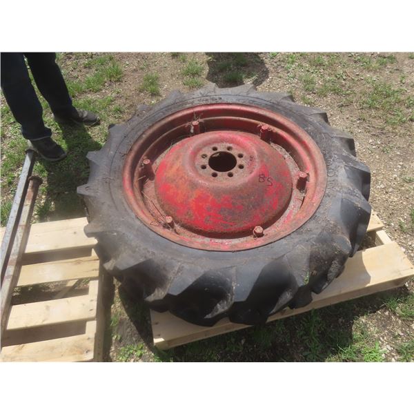 Tractor Tire w/ Rim, 11.2-28