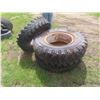 Image 1 : 3 Rims and 2 Front Rubbers, 10.00-20