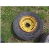 Image 2 : 2 Implement Tires: 11L-15 No Rim, 11L-14.5L w/ Rim