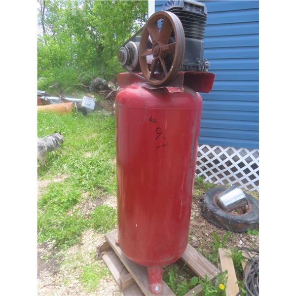 60 Gallon Upright Air Compressor, 230V 15 Amp, Motor/Compressor Work, Air Leak Somewhere