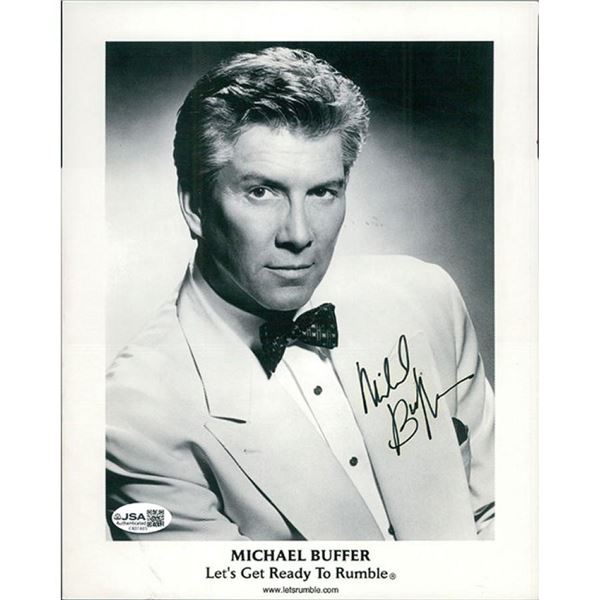 Michael Buffer Signed 8x10 Cardstock Promo Photo