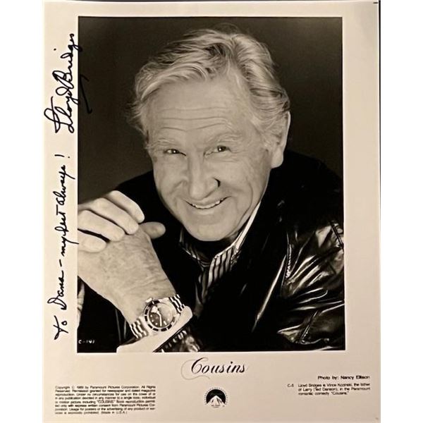 Cousins Llyod Bridges signed promo photo