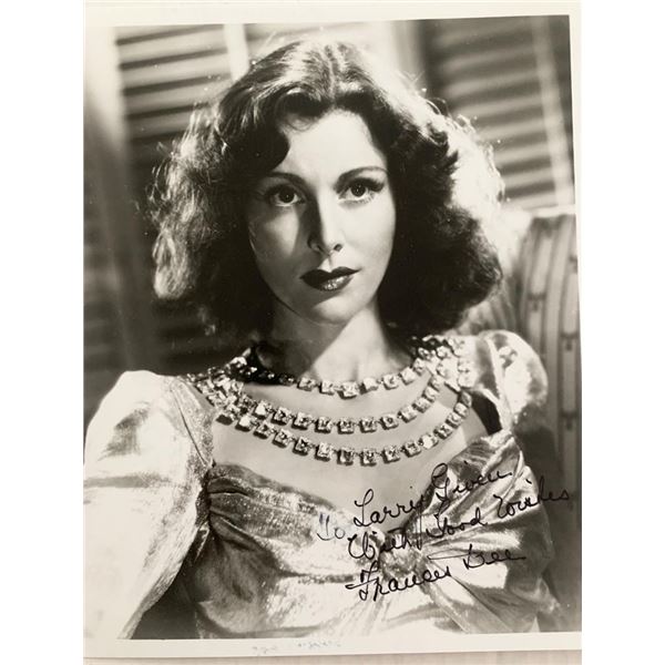 I Walked With A Zombie  Frances Dee signed photo