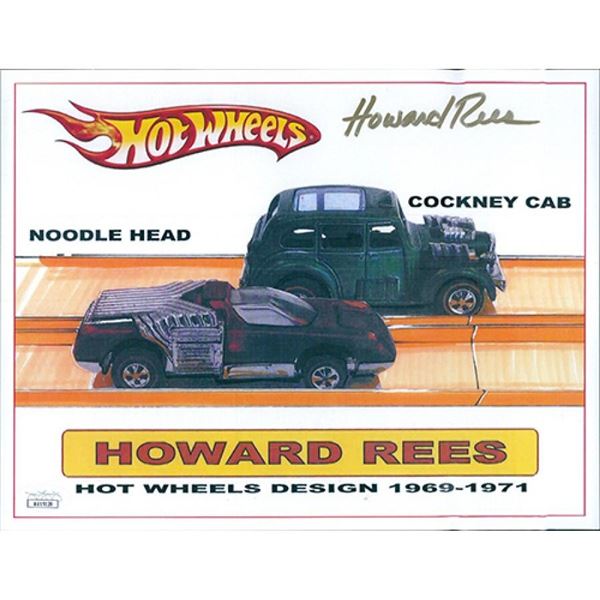 Hot Wheels Designer Howard Rees Signed Photo
