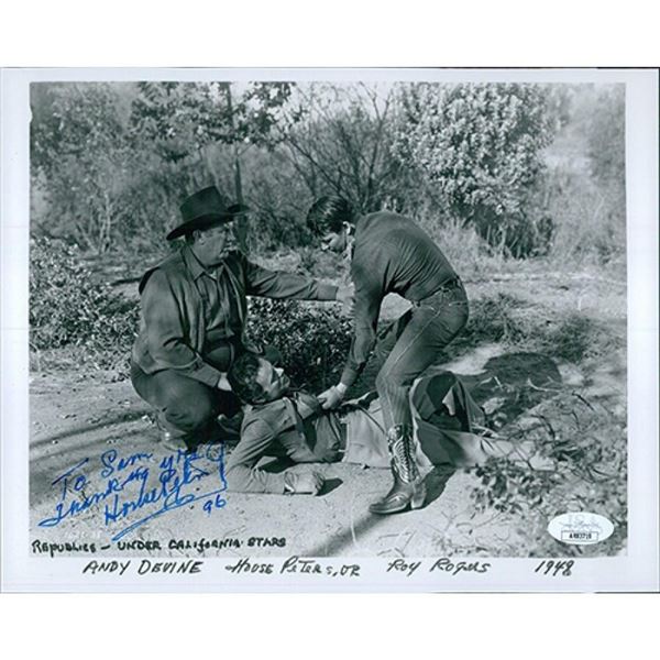 Under California Stars House Peters Jr. Signed Photo