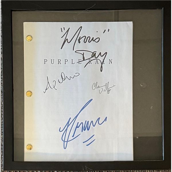 Purple Rain cast signed script