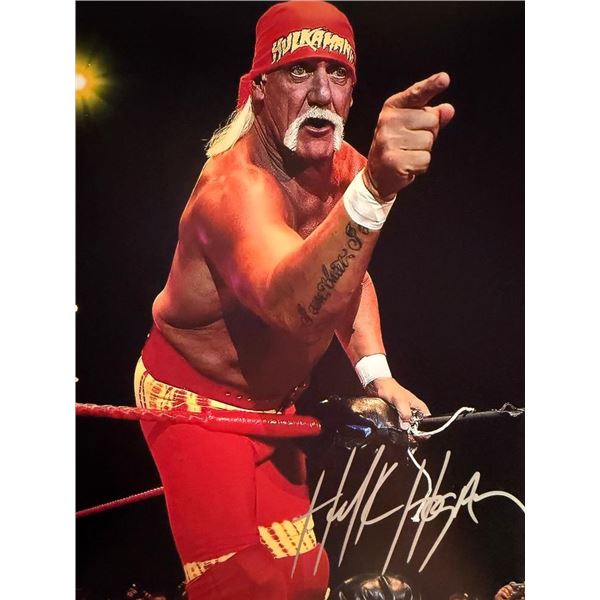 Hulk Hogan signed photo