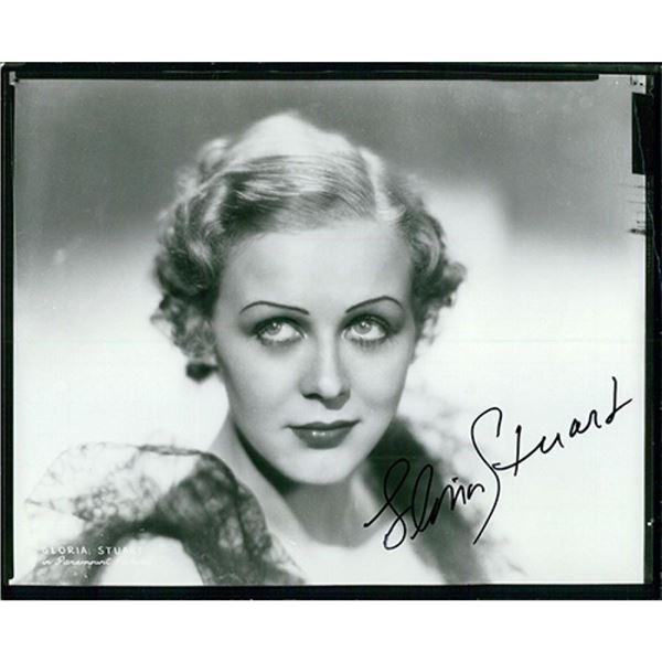 Actress Gloria Stuart Signed Photo