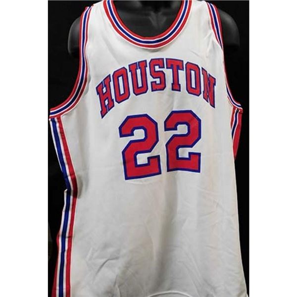 Houston Cougars Clyde Drexler Signed Jersey