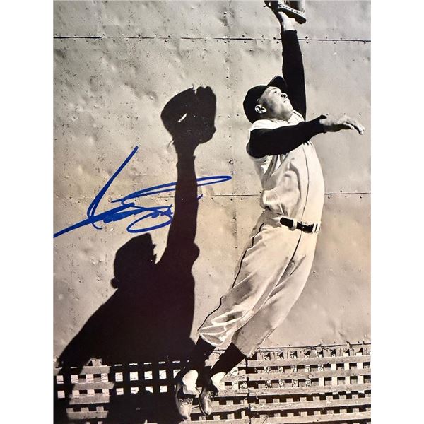 Willie Mays signed photo