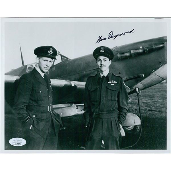 WWII ACE Fighter Pilot Gus Daymond Signed Photo
