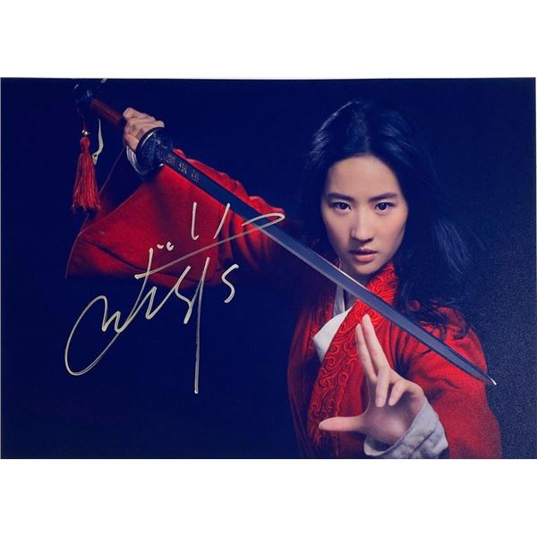 Mulan Liu Yifei facsimile signed movie photo
