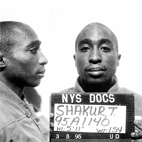 Tupac Shakur Reprint Mugshot