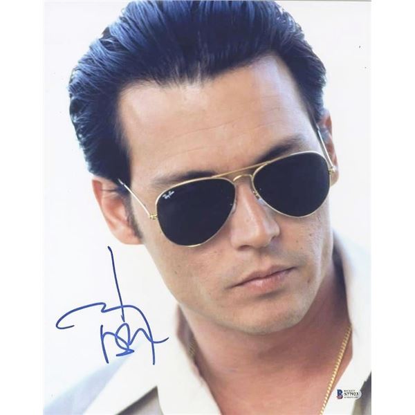 Johnny Depp facsimile signed movie photo