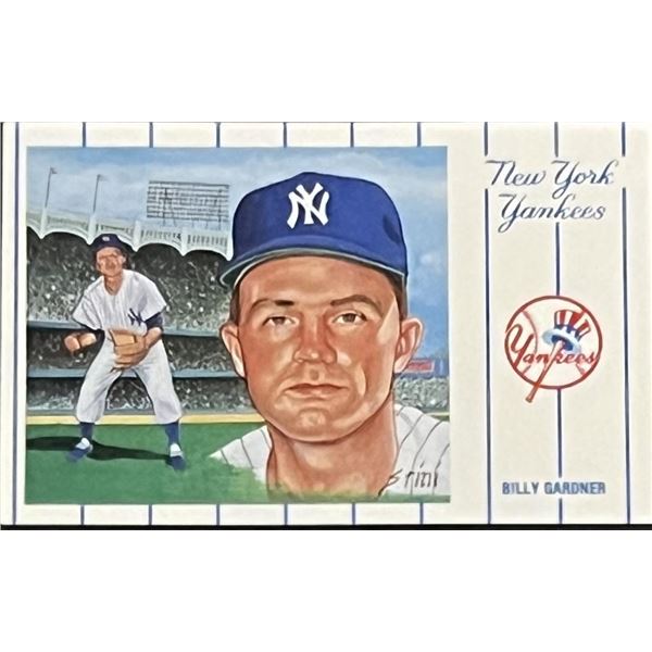 1961 New York Yankees Team Billy Gardner Postcard Series No.2. Card 5 of 12