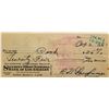 Image 1 : Football Coach Clark Shaughnessy double signed check