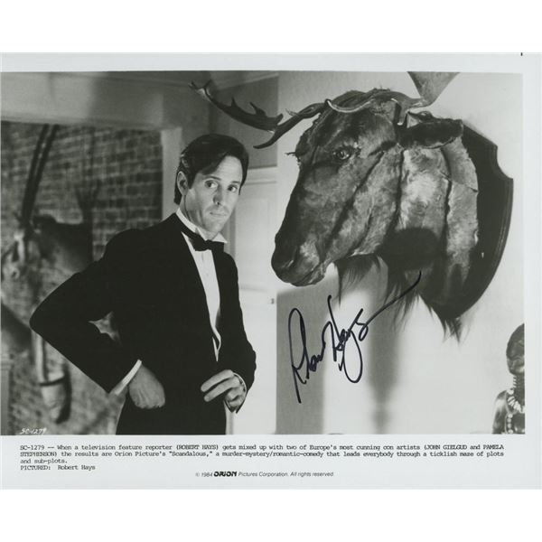 Scandalous Robert Hays signed movie photo