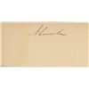 Image 1 : Abraham Lincoln signature cut