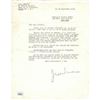Image 1 : Siren Of Atlantis Jean-Pierre Aumont Signed 8x10.5 Typed Letter JSA Authenticated