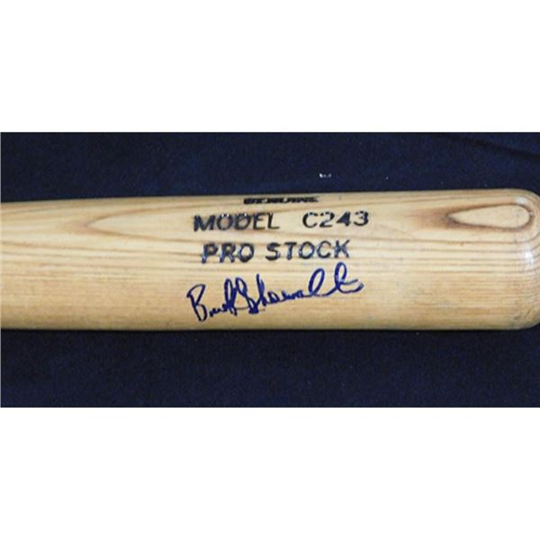 NY Yankees Buck Showalter Signed Spring Training Bat JSA Authenticated