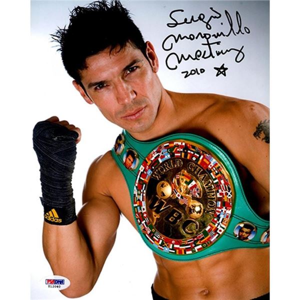 Sergio Martinez Signed 8x10 Glossy Cardstock Photo