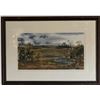 Image 1 : 1987 Louis Archambault Original Watercolor â€“ Signed & Inscribed Coastal Marsh La