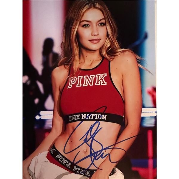 Supermodel Gigi Hadid signed photo