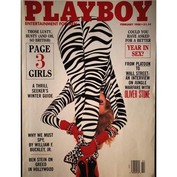 Playboy Magazine February 1988 Issue