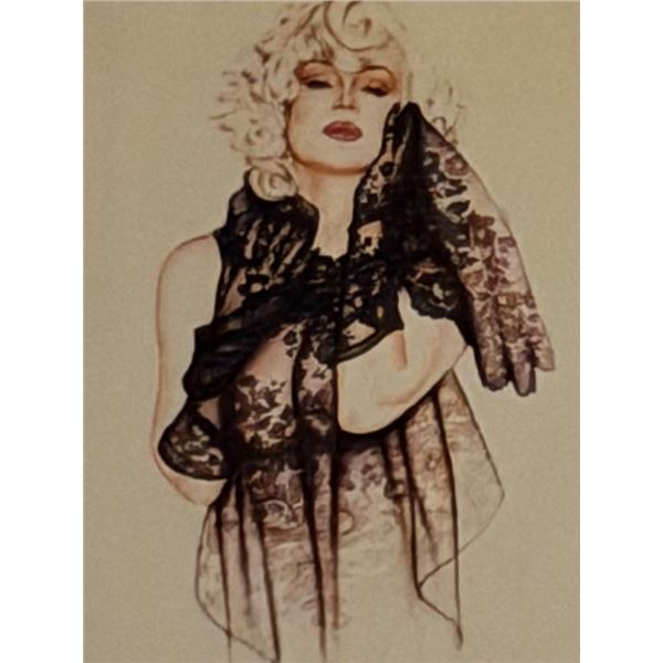 Artist Olivia DeBerardinis Pin Up 1992 Collector Card