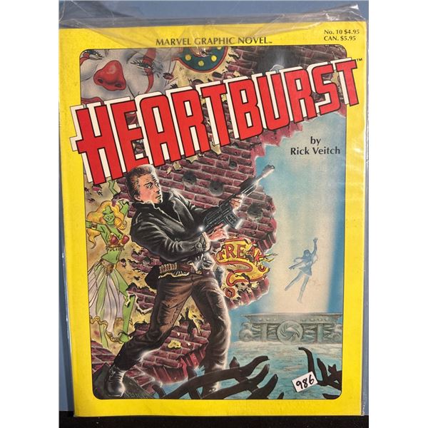 Marvel Graphic Novel #10 Heartburst by Rick Veitch (1984) Comic Book