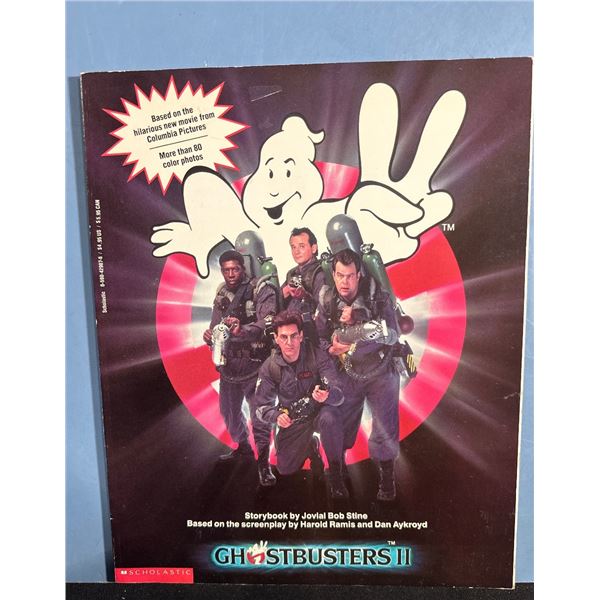 Ghostbusters II Storybook by Jovial Bob Stine (1989, Scholastic Paperback)